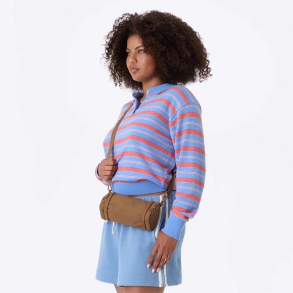 BEIS Camel Tan Expandable Crossbody Charm Bag with Adjustable Shoulder Strap nwt - Picture 12 of 12